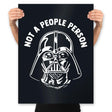 Not a People Person - Prints Posters RIPT Apparel 18x24 / Black