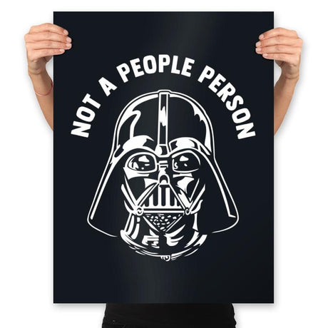 Not a People Person - Prints Posters RIPT Apparel 18x24 / Black