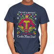 Not A Pervert - Ugly Holiday - Mens T-Shirts RIPT Apparel Small / Navy