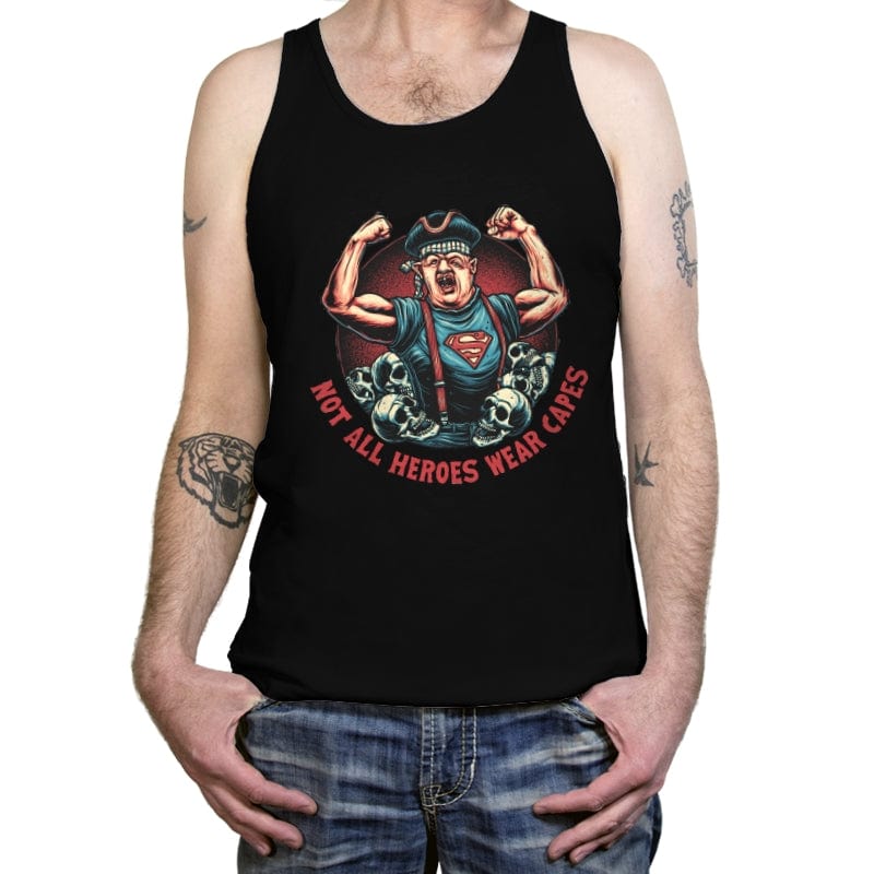 Not All Heroes Wear Capes - Tanktop Tanktop RIPT Apparel X-Small / Black