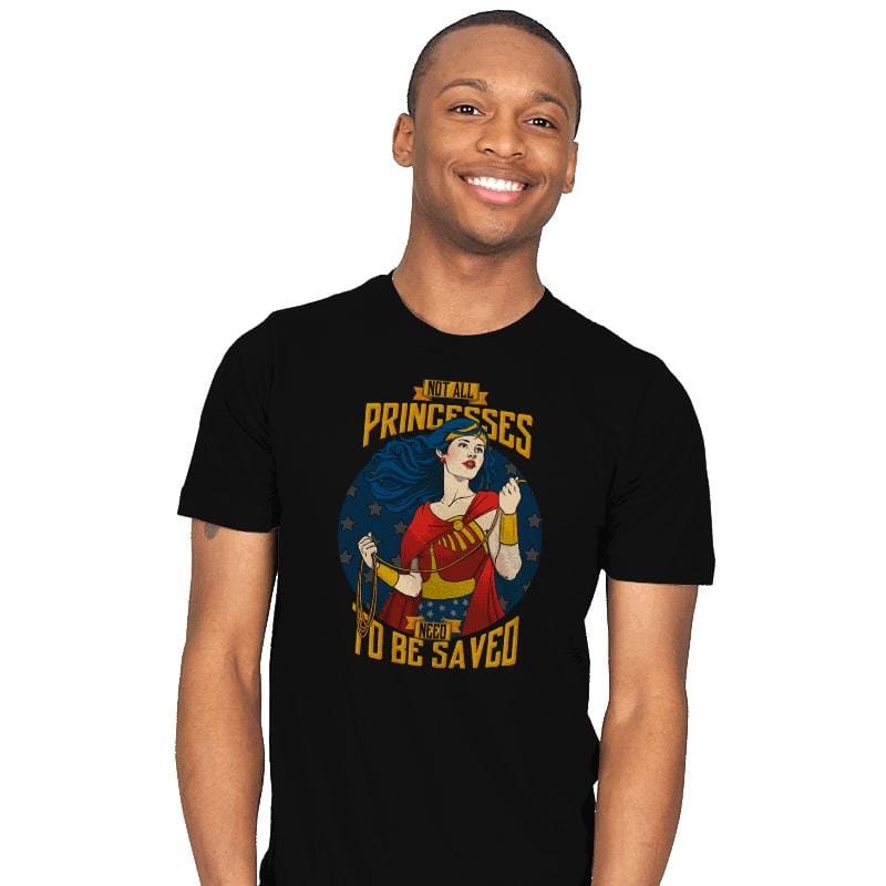 Not All Princesses Need To Be Saved - Mens T-Shirts RIPT Apparel