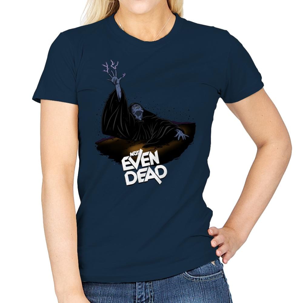 Not Even Dead - Womens T-Shirts RIPT Apparel Small / Navy