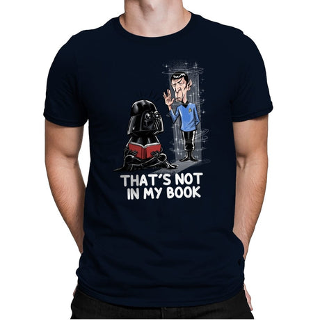 Not in my Book - Mens Premium T-Shirts RIPT Apparel Small / Midnight Navy
