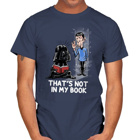 Not in my Book - Mens T-Shirts RIPT Apparel Small / Navy