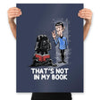 Not in my Book - Prints Posters RIPT Apparel 18x24 / Navy