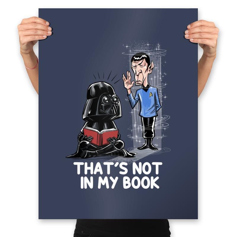 Not in my Book - Prints Posters RIPT Apparel 18x24 / Navy