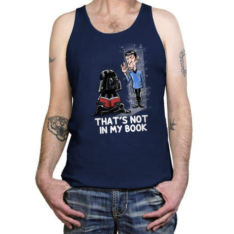 Not in my Book - Tanktop Tanktop RIPT Apparel X-Small / Navy