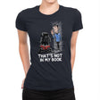 Not in my Book - Womens Premium T-Shirts RIPT Apparel Small / Midnight Navy