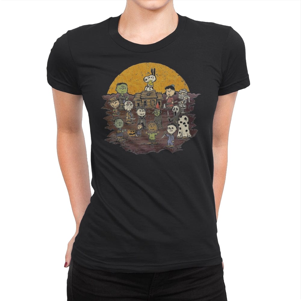 Not Scared! - Womens Premium T-Shirts RIPT Apparel Small / Black