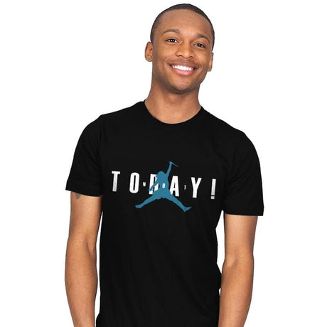 Not Today Blue Eyes - Mens T-Shirts RIPT Apparel Small / Black