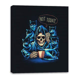 Not Today - Canvas Wraps Canvas Wraps RIPT Apparel 16x20 / Black