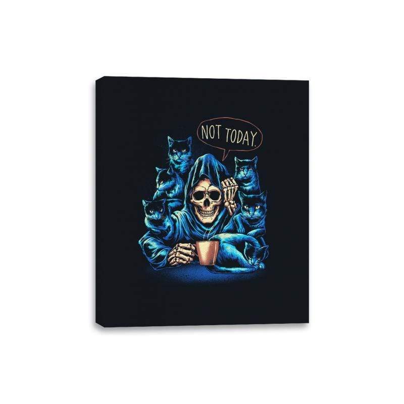 Not Today - Canvas Wraps Canvas Wraps RIPT Apparel 8x10 / Black