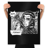 Not Today - Prints Posters RIPT Apparel 18x24 / Black