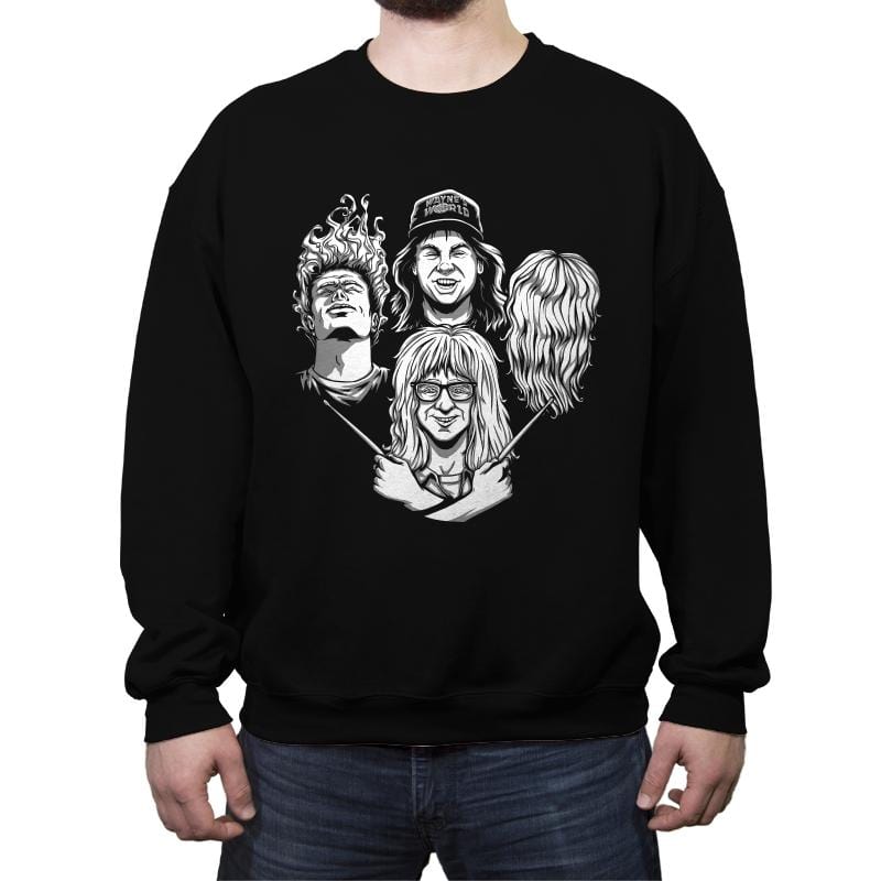 Not Worthy Rhapsody - Crew Neck Sweatshirt Crew Neck Sweatshirt RIPT Apparel