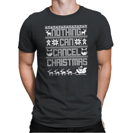 Nothing Can Cancel Christmas - Mens Premium T-Shirts RIPT Apparel Small / Heavy Metal