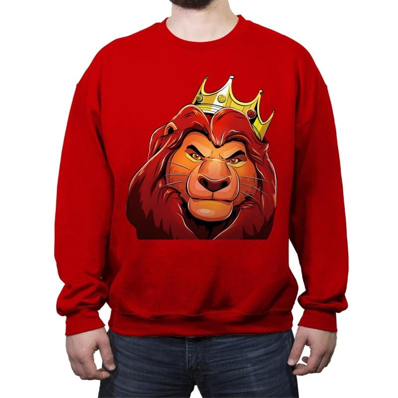 Notorious Mu-Fa-Sa - Crew Neck Sweatshirt Crew Neck Sweatshirt RIPT Apparel Small / Red