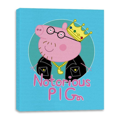 Notorious PIG - Canvas Wraps Canvas Wraps RIPT Apparel