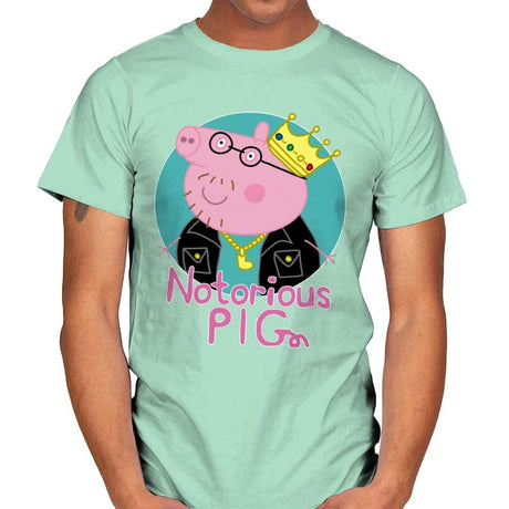 Notorious PIG - Mens T-Shirts RIPT Apparel Small / Mint Green