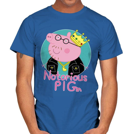 Notorious PIG - Mens T-Shirts RIPT Apparel Small / Royal