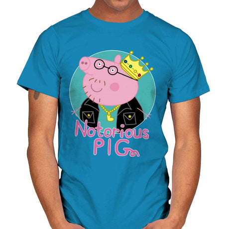 Notorious PIG - Mens T-Shirts RIPT Apparel Small / Sapphire
