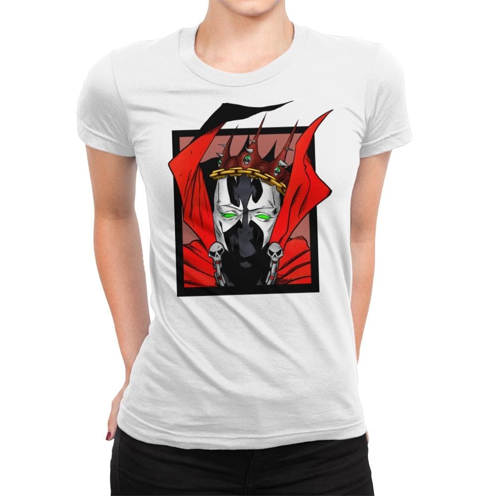 Notorious S.P.A.W.N - Womens Premium T-Shirts RIPT Apparel Small / White