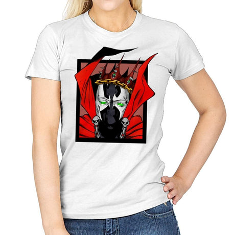 Notorious S.P.A.W.N - Womens T-Shirts RIPT Apparel Small / White