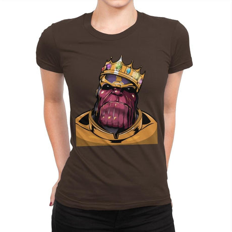 Notorious Titan - Best Seller - Womens Premium T-Shirts RIPT Apparel Small / Dark Chocolate