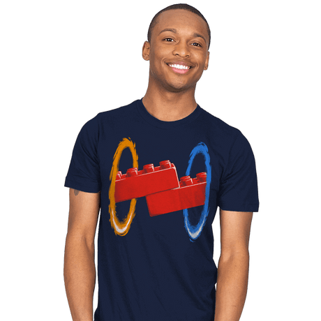 Now You're Building With Portals! - Mens T-Shirts RIPT Apparel