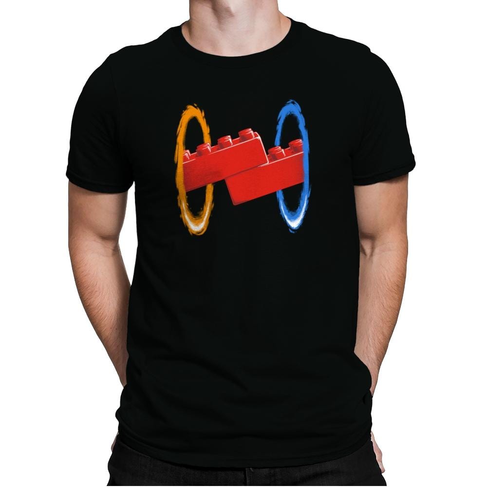 Now Your Building With Portals Exclusive - Mens Premium T-Shirts RIPT Apparel Small / Black