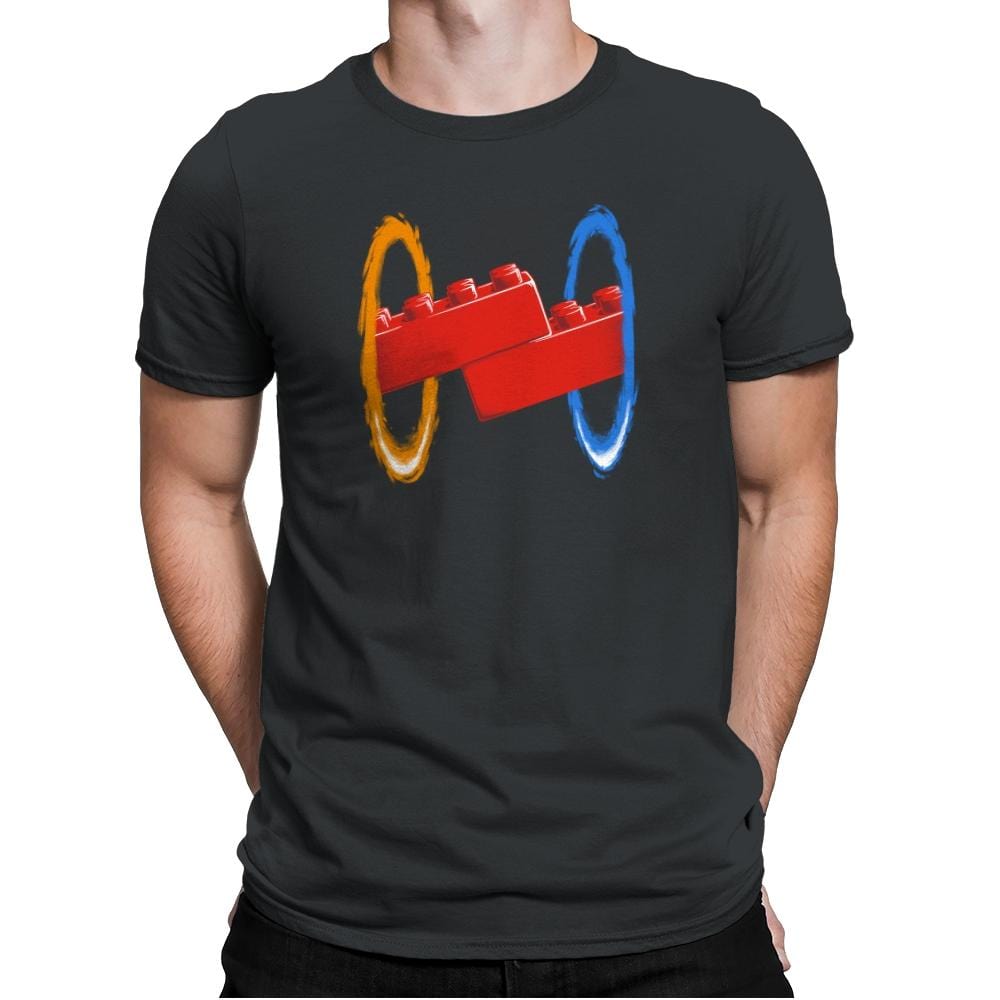 Now Your Building With Portals Exclusive - Mens Premium T-Shirts RIPT Apparel Small / Heavy Metal