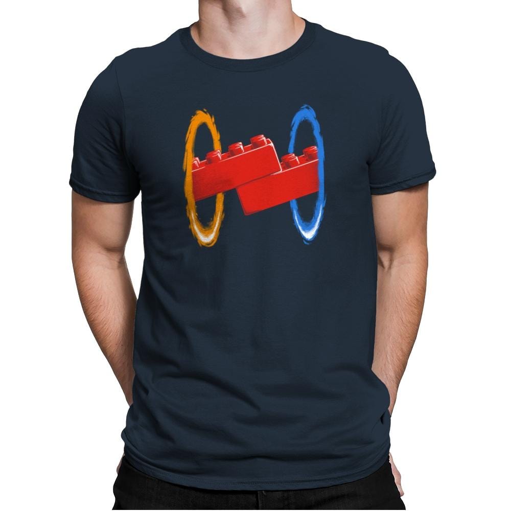 Now Your Building With Portals Exclusive - Mens Premium T-Shirts RIPT Apparel Small / Indigo