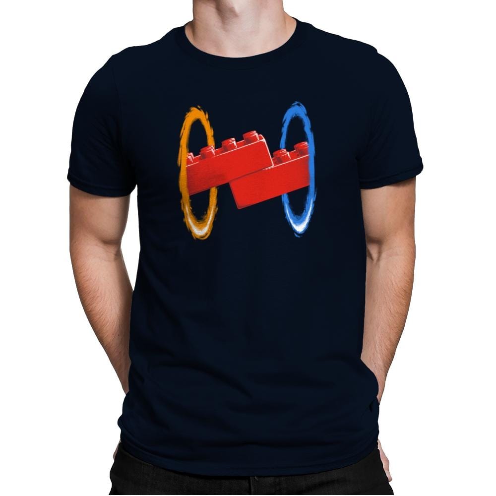 Now Your Building With Portals Exclusive - Mens Premium T-Shirts RIPT Apparel Small / Midnight Navy