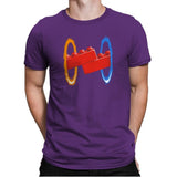 Now Your Building With Portals Exclusive - Mens Premium T-Shirts RIPT Apparel Small / Purple Rush