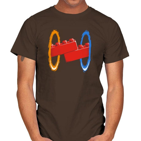 Now Your Building With Portals Exclusive - Mens T-Shirts RIPT Apparel Small / Dark Chocolate