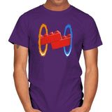 Now Your Building With Portals Exclusive - Mens T-Shirts RIPT Apparel Small / Purple