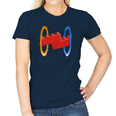 Now Your Building With Portals Exclusive - Womens T-Shirts RIPT Apparel 3x-large / Navy