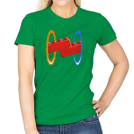 Now Your Building With Portals Exclusive - Womens T-Shirts RIPT Apparel Small / Irish Green