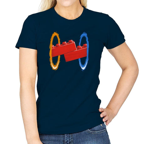 Now Your Building With Portals Exclusive - Womens T-Shirts RIPT Apparel Small / Navy
