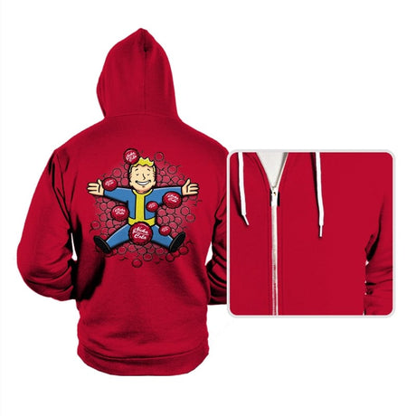 Nuclear Beauty - Hoodies Hoodies RIPT Apparel Small / Red