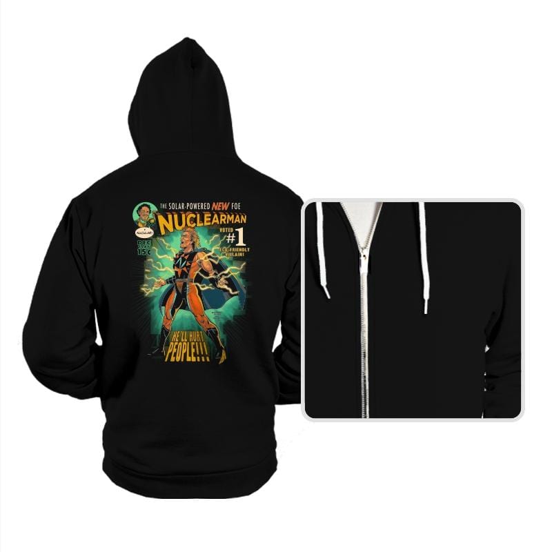 Nuclearman #1 - Hoodies Hoodies RIPT Apparel Small / Black