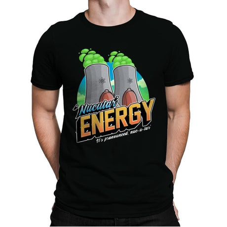 Nucular Energy - Mens Premium T-Shirts RIPT Apparel Small / Black