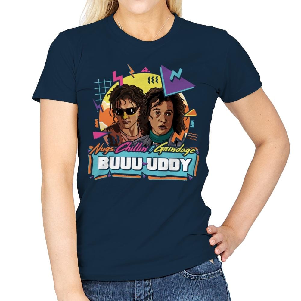 Nugs, Chillin & Grindage - Best Seller - Womens T-Shirts RIPT Apparel Small / Navy