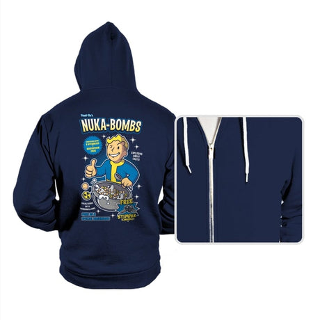 Nuka-Bombs - Hoodies Hoodies RIPT Apparel Small / Navy