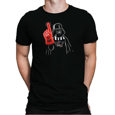 Number 1 Dad - Mens Premium T-Shirts RIPT Apparel Small / Black