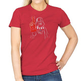 Number 1 Dad - Womens T-Shirts RIPT Apparel Small / Red