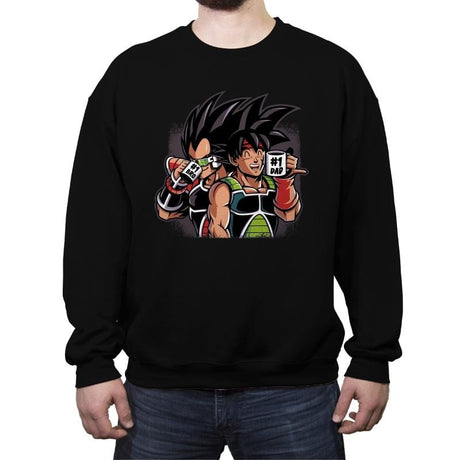 Number 1 Family - Crew Neck Sweatshirt Crew Neck Sweatshirt RIPT Apparel Small / Black