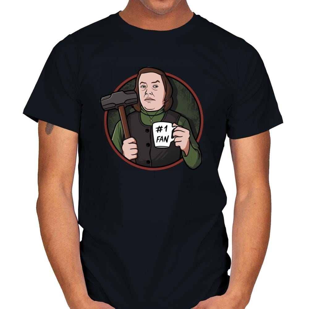 Number One Fan - Mens T-Shirts RIPT Apparel Small / Black