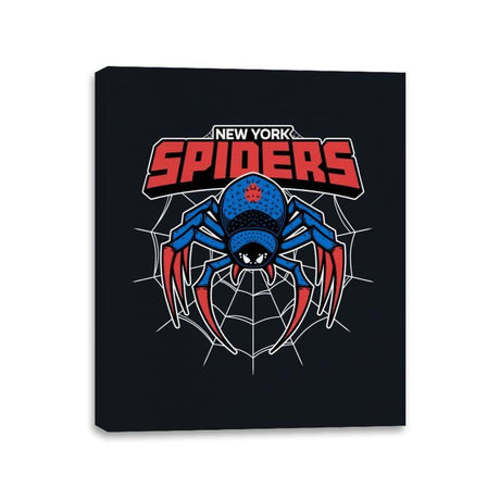 NY Spiders - Canvas Wraps Canvas Wraps RIPT Apparel 11x14 / Black