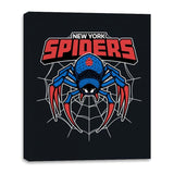 NY Spiders - Canvas Wraps Canvas Wraps RIPT Apparel 16x20 / Black