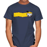 Nyan Ramen - Mens T-Shirts RIPT Apparel Small / Navy